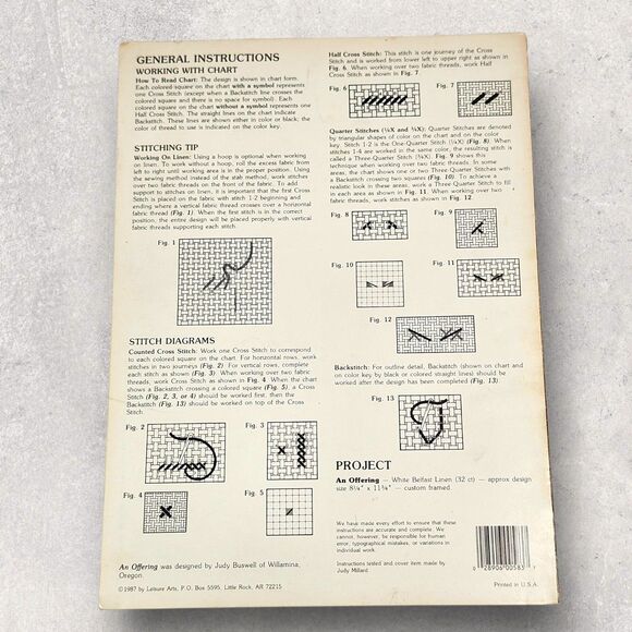 Lot 3 Farm Cottagecore Cross Stitch Books Leisure Arts, Dimensions, Stoney Creek - Picture 7 of 8